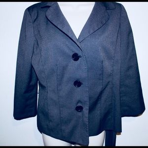 Ann Taylor grey button down blazer